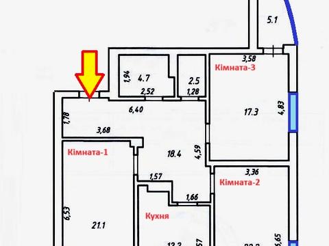 квартира за адресою Львів, Михайла Яцкова вул. (), 2б