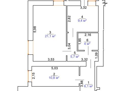 квартира по адресу Нарбутовская ул., 239