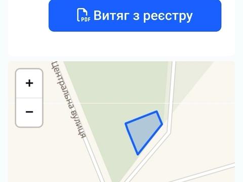 ділянка за адресою с. Новосілки, Центральна