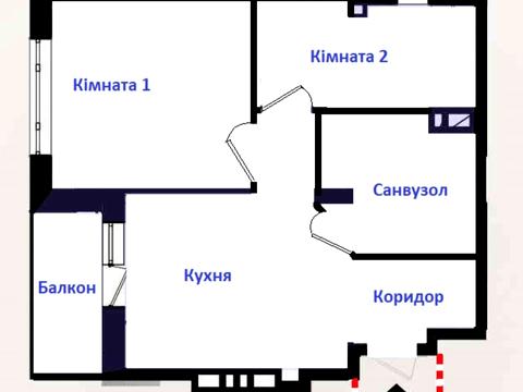 квартира за адресою Харків, Героїв Харкова просп. (Московський), 158