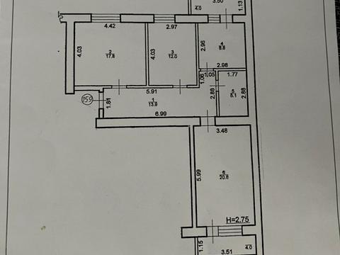 квартира по адресу Провулок Ключний, 7