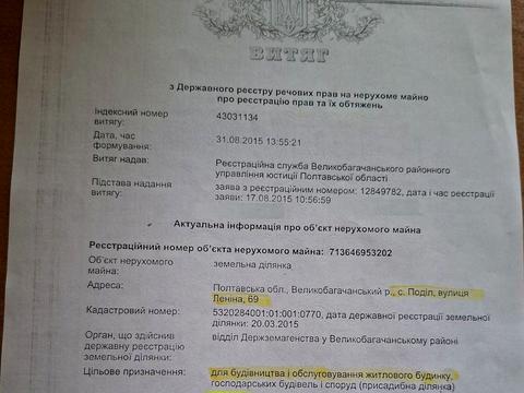 ділянка за адресою Дружби вул., 69