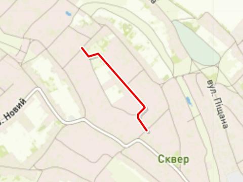 ділянка за адресою Богднана Хмельницького