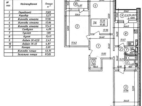 квартира по адресу Сергея Данченко ул., 3