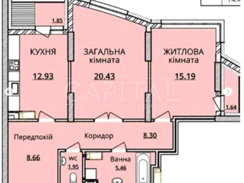 квартира за адресою Оболонський просп., 1