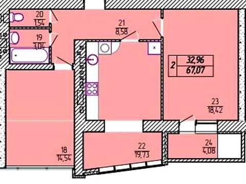 квартира за адресою Львівське шосе, 20/1