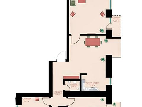 квартира по адресу Независимости ул., 115а
