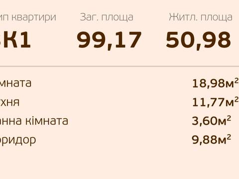 квартира за адресою Європейського Союзу просп. (Правди), 49
