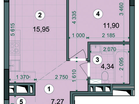 квартира по адресу Виктора Некрасова ул. (Північно-Сирецька), 10-А