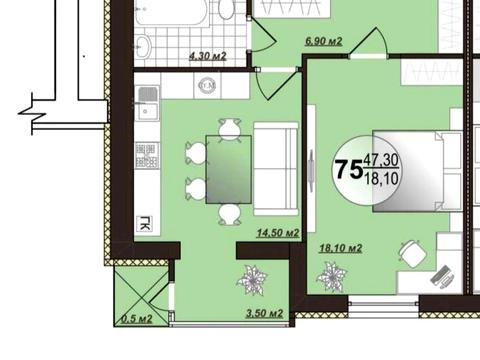 квартира по адресу Сергея Зулинского ул. (Тарногродського), 39