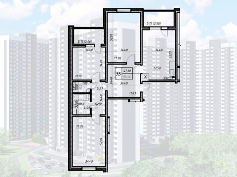 квартира по адресу Коноплянская ул., 22
