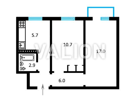 квартира по адресу Метростроевская ул., 3