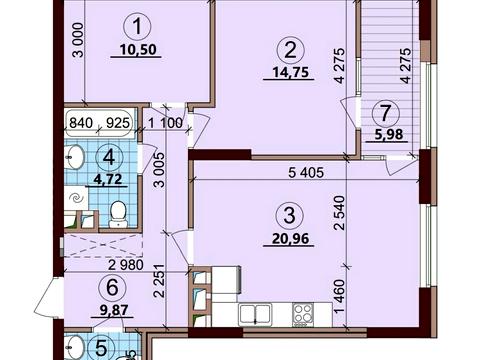 квартира по адресу Правды просп. (Правды), 47