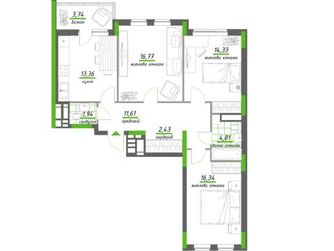 квартира за адресою Берестейський просп. (Перемоги), 67