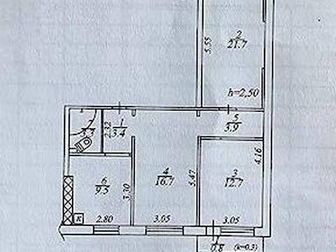 квартира по адресу Березинская ул., 36