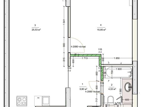 квартира по адресу Вильгельма Котарбинского ул. (Миколи Кравченка), 24