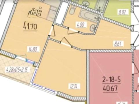 квартира за адресою Краснова вул., 4