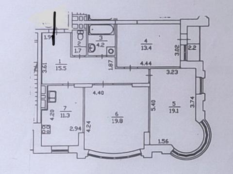 квартира по адресу Верховинная ул., 35