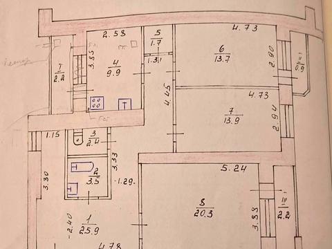 квартира по адресу Киевская ул., 11