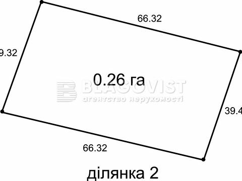 ділянка за адресою смт. Гостомель, Вишнева вул.