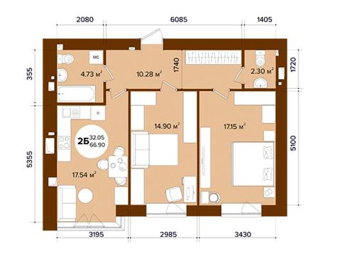 квартира по адресу 8 Березня ул., 23