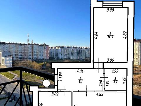 квартира по адресу Владимира Ивасюка ул., 19