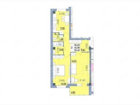 квартира по адресу Марии Башкирцевой ул., 20 к3