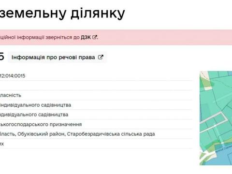 ділянка за адресою 