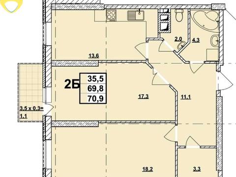 квартира за адресою Жаботинського вул. (Пролетарская улица), 56а