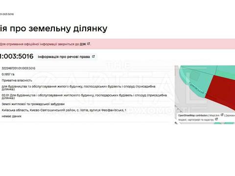 участок по адресу 