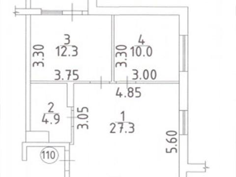 квартира по адресу Небесной Сотни просп. (Маршала Жукова), 111