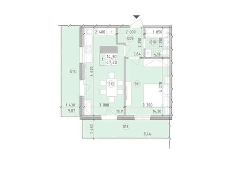 квартира по адресу Михаила Максимовича ул. (Трутенко Онуфрия), 26-В