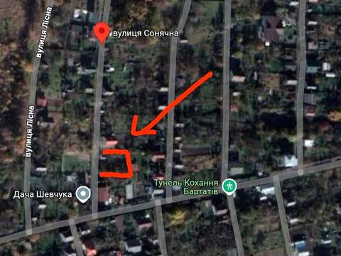 участок по адресу Лісна