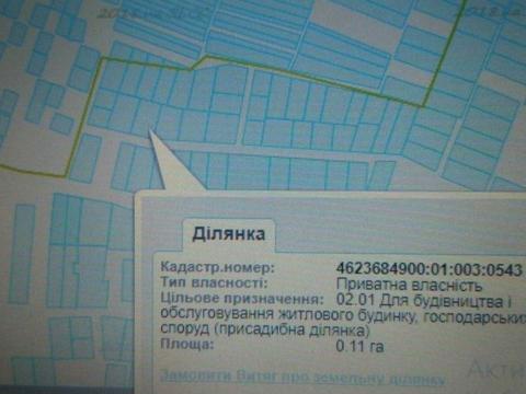 ділянка за адресою с. Оброшине, 
