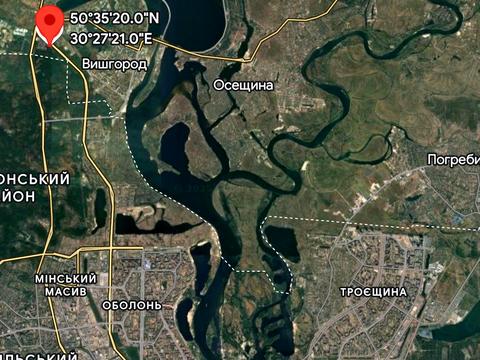ділянка за адресою Вишгородська