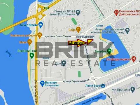 участок по адресу Павла Тычины просп., 13