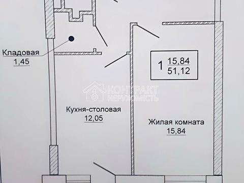 квартира за адресою Перемоги просп., 65г