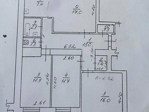 квартира по адресу Баяна ул., 66