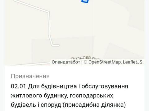 ділянка за адресою Лісова, 56