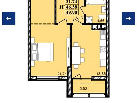 квартира за адресою Івана Франка вул., 40 к1
