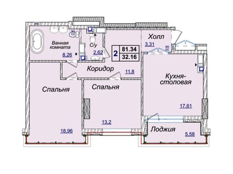 квартира по адресу Андрея Верхогляда ул. (Михайла Драгомирова), 20