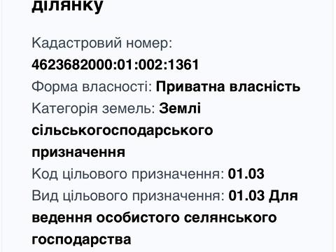 ділянка за адресою Львівська