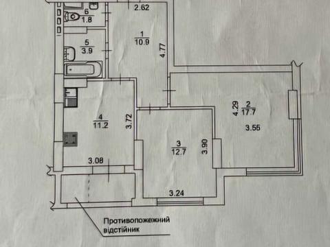 квартира по адресу Большая Китаевская ул., 59