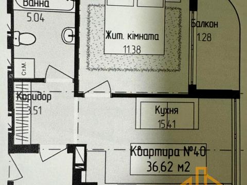 квартира по адресу Парковий, 3-а