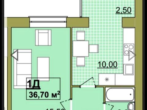 квартира по адресу Высочана ул., 3