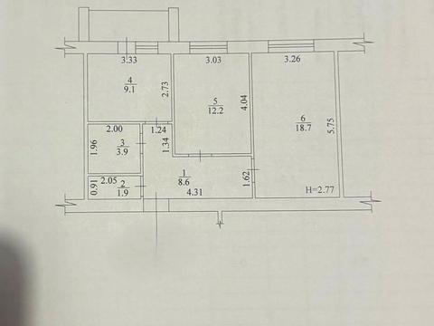 квартира по адресу Мира ул., 51