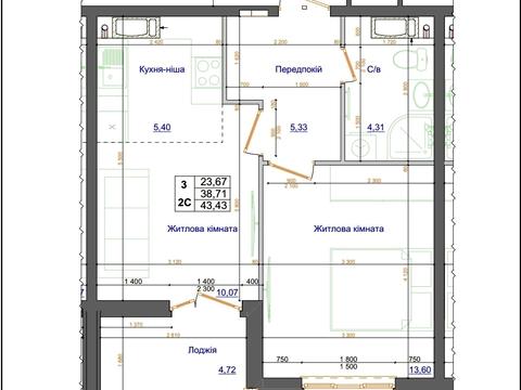 квартира за адресою Доківська вул., 10 к12