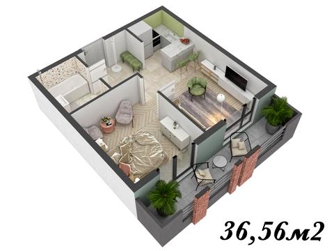 квартира за адресою Бориса Тлехаса вул., 7
