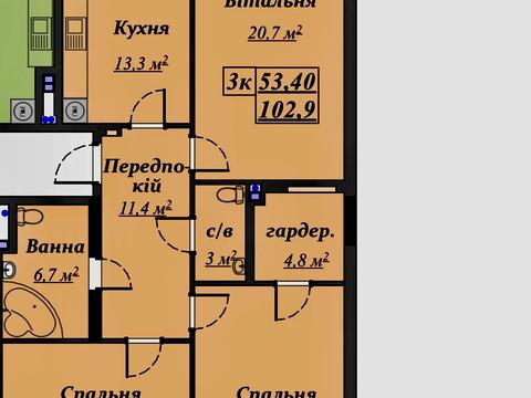 квартира по адресу Гетмана Мазепы ул., 148/1