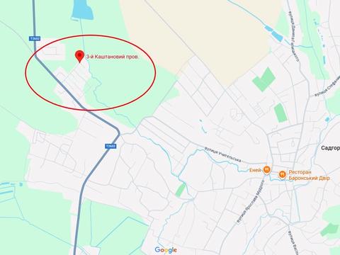 участок по адресу Каштановая ул.